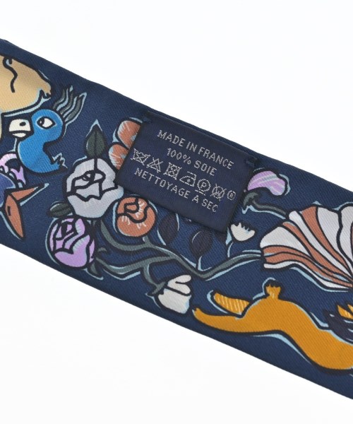 HERMES（エルメス）バンダナ・スカーフ 紺 サイズ:- レディース/2200661603055