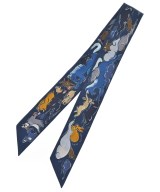 HERMES（エルメス）バンダナ・スカーフ 紺 サイズ:- レディース/2200661603055