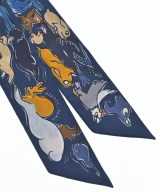 HERMES（エルメス）バンダナ・スカーフ 紺 サイズ:- レディース/2200661603055