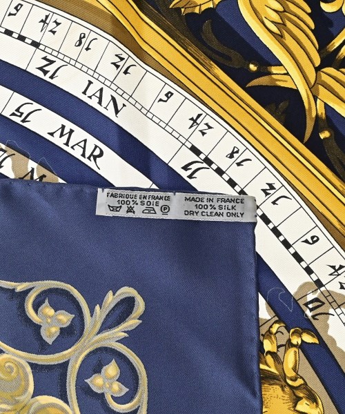 HERMES（エルメス）バンダナ・スカーフ 白 サイズ:90 レディース/2200661750056