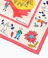 HERMES（エルメス）バンダナ・スカーフ 白 サイズ:45 レディース/2200658472084