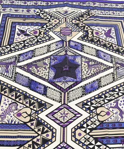 HERMES（エルメス）バンダナ・スカーフ 紫 サイズ:90 レディース/2200662142034