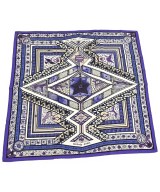 HERMES（エルメス）バンダナ・スカーフ 紫 サイズ:90 レディース/2200662142034