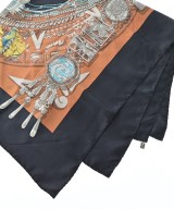 HERMES（エルメス）バンダナ・スカーフ 紺 サイズ:90 レディース/2200662395041
