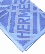 HERMES（エルメス）バンダナ・スカーフ 青 サイズ:45 レディース/2200710811264