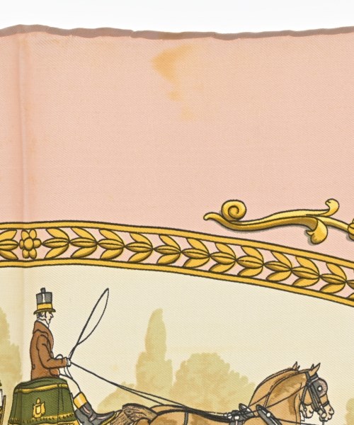 HERMES（エルメス）バンダナ・スカーフ ピンク サイズ:90 レディース/2200713625127
