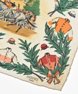 HERMES（エルメス）バンダナ・スカーフ ベージュ サイズ:45 レディース/2200713625332