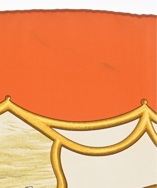 HERMES（エルメス）バンダナ・スカーフ オレンジ サイズ:90 レディース/2200713625462