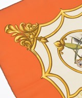 HERMES（エルメス）バンダナ・スカーフ オレンジ サイズ:90 レディース/2200713625462
