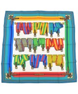 HERMES（エルメス）バンダナ・スカーフ その他（柄物・カラフル） サイズ:90 レディース/2200713625547