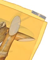 HERMES（エルメス）バンダナ・スカーフ 黄 サイズ:90 レディース/2200713626032