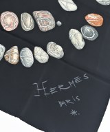 HERMES（エルメス）バンダナ・スカーフ 黒 サイズ:90 レディース/2200713626193