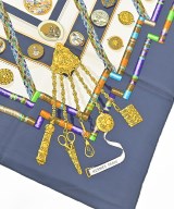 HERMES（エルメス）バンダナ・スカーフ 青 サイズ:90 レディース/2200713626322
