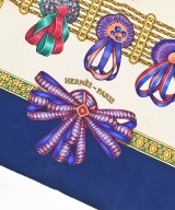 HERMES（エルメス）バンダナ・スカーフ 青 サイズ:90 レディース/2200713626582