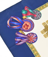 HERMES（エルメス）バンダナ・スカーフ 青 サイズ:90 レディース/2200713626582