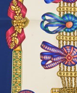 HERMES（エルメス）バンダナ・スカーフ 青 サイズ:90 レディース/2200713626582