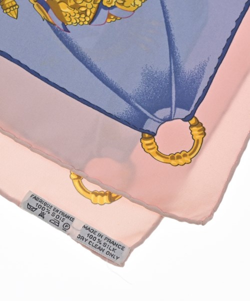 HERMES（エルメス）バンダナ・スカーフ ピンク サイズ:90 レディース/2200713626858
