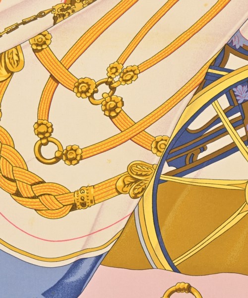 HERMES（エルメス）バンダナ・スカーフ ピンク サイズ:90 レディース/2200713626858