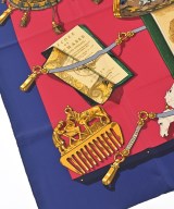 HERMES（エルメス）バンダナ・スカーフ 青 サイズ:90 レディース/2200713627060