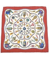 HERMES（エルメス）バンダナ・スカーフ 白 サイズ:90 レディース/2200713627084