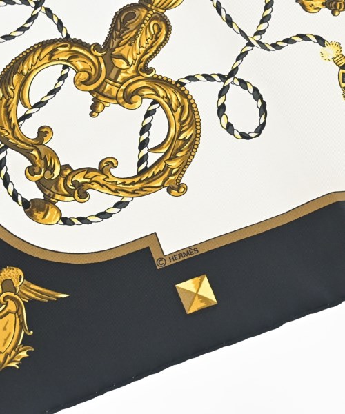 HERMES（エルメス）バンダナ・スカーフ 白 サイズ:90 レディース/2200713627114
