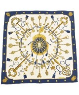 HERMES（エルメス）バンダナ・スカーフ 白 サイズ:90 レディース/2200713627459