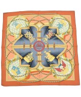 HERMES（エルメス）バンダナ・スカーフ その他（柄物・カラフル） サイズ:90 レディース/2200713627817