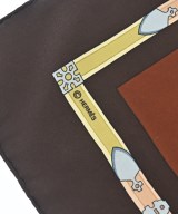 HERMES（エルメス）バンダナ・スカーフ 茶 サイズ:90 レディース/2200713627886