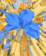 HERMES（エルメス）バンダナ・スカーフ 紺 サイズ:90 レディース/2200713630664