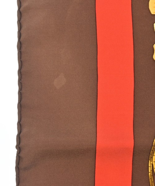 HERMES（エルメス）バンダナ・スカーフ 茶 サイズ:90 レディース/2200713630749