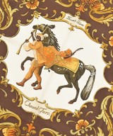 HERMES（エルメス）バンダナ・スカーフ 茶 サイズ:90 レディース/2200713630749