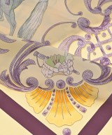 HERMES（エルメス）バンダナ・スカーフ 黄 サイズ:90 レディース/2200706538045