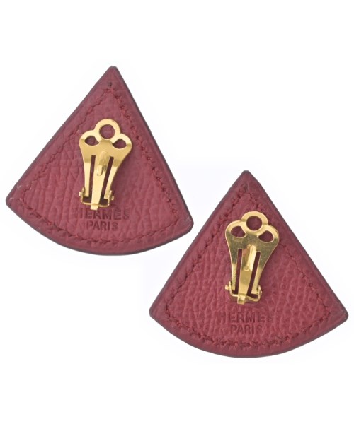 HERMES（エルメス）ピアス・イヤリング 赤 サイズ:- レディース/2200715453056