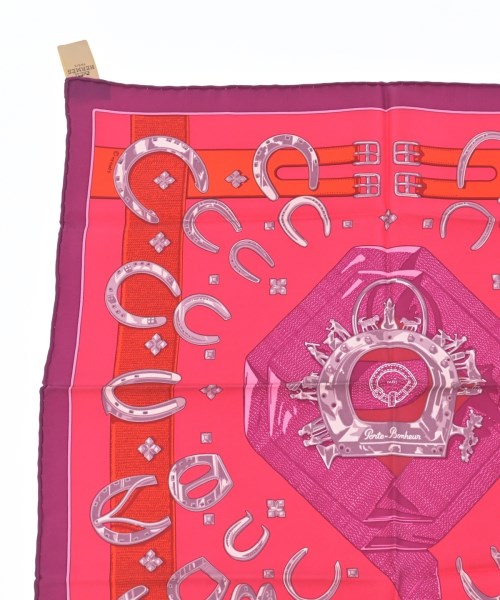HERMES（エルメス）バンダナ・スカーフ ピンク サイズ:45 レディース/2200716252931