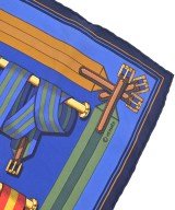 HERMES（エルメス）バンダナ・スカーフ 青 サイズ:45 レディース/2200716252948