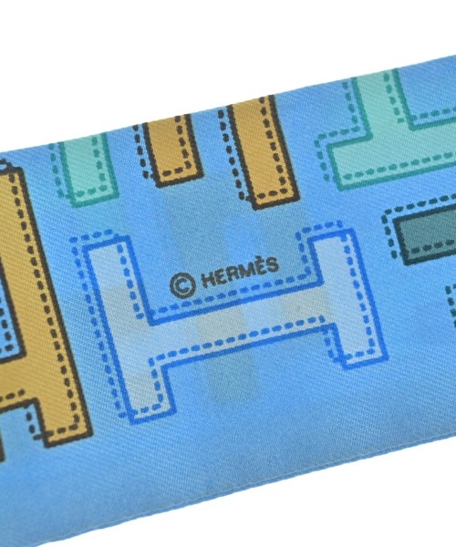 HERMES（エルメス）バンダナ・スカーフ 青 サイズ:- レディース/2200716252979