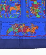 HERMES（エルメス）バンダナ・スカーフ 青 サイズ:90 レディース/2200716252986