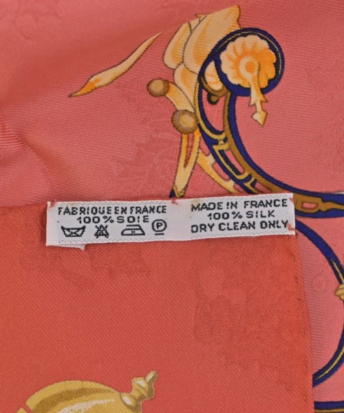 HERMES（エルメス）バンダナ・スカーフ ピンク サイズ:90 レディース/2200716252993