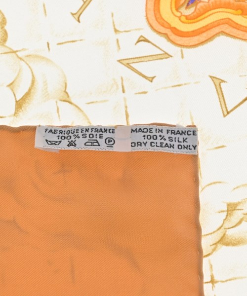 HERMES（エルメス）バンダナ・スカーフ オレンジ サイズ:90 レディース/2200716254034