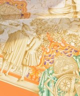 HERMES（エルメス）バンダナ・スカーフ オレンジ サイズ:90 レディース/2200716254034