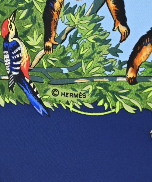HERMES（エルメス）バンダナ・スカーフ 緑 サイズ:90 レディース/2200716254072