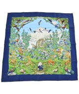 HERMES（エルメス）バンダナ・スカーフ 緑 サイズ:90 レディース/2200716254072