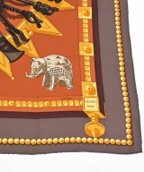 HERMES（エルメス）バンダナ・スカーフ 茶 サイズ:90 レディース/2200716254089