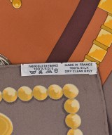 HERMES（エルメス）バンダナ・スカーフ 茶 サイズ:90 レディース/2200716254089