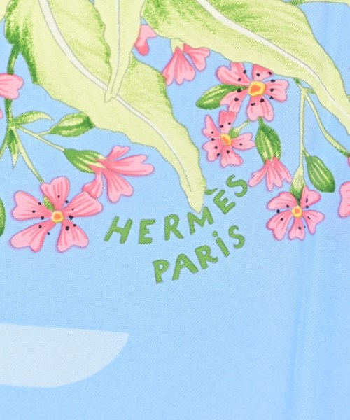 HERMES（エルメス）バンダナ・スカーフ 青 サイズ:90 レディース/2200716254102