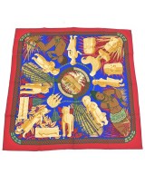 HERMES（エルメス）バンダナ・スカーフ 青 サイズ:90 レディース/2200716254119