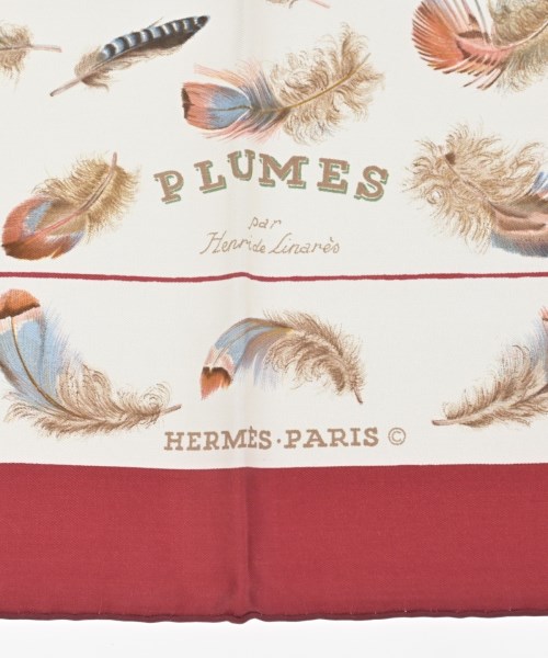 HERMES（エルメス）バンダナ・スカーフ 白 サイズ:90 レディース/2200716254126