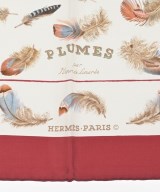 HERMES（エルメス）バンダナ・スカーフ 白 サイズ:90 レディース/2200716254126