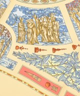 HERMES（エルメス）バンダナ・スカーフ 黄 サイズ:90 レディース/2200716254133