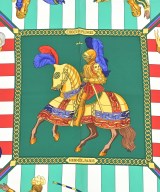 HERMES（エルメス）バンダナ・スカーフ 緑 サイズ:90 レディース/2200716254171